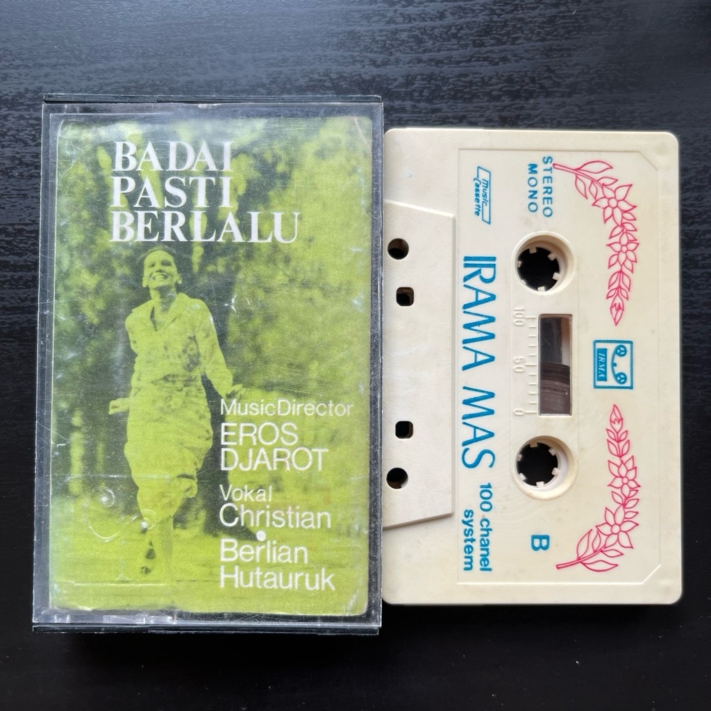 Kaset pita - Chrisye (Christian), Erros Djarot, Berlian Hutauruk - Badai Pasti Berlalu