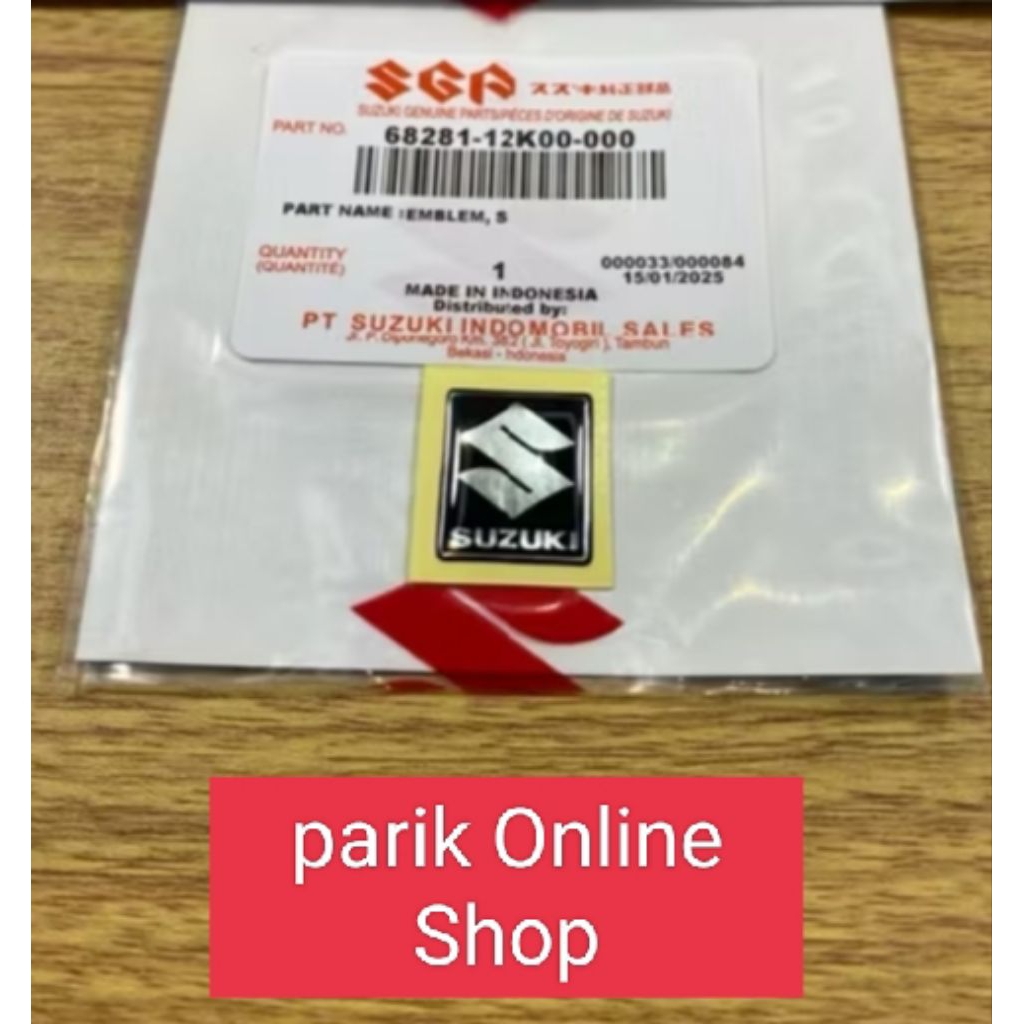 Logo Emblem S Cover Spido Meter Suzuki Satria FU 150 Karbu Smash 110 Shogun 110 125 Nex Skywave Haya