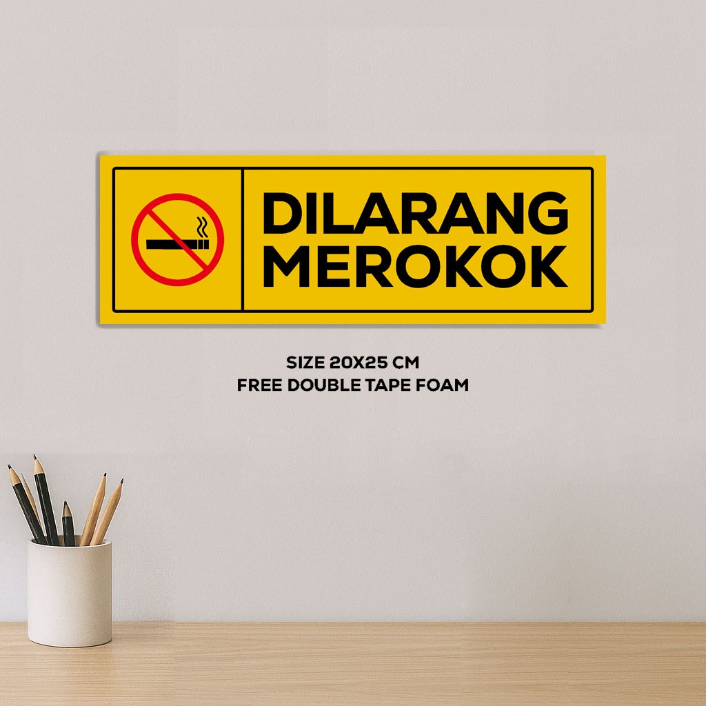 Hiasan Dinding No Smoking Hiasan Dinding Smoking Area