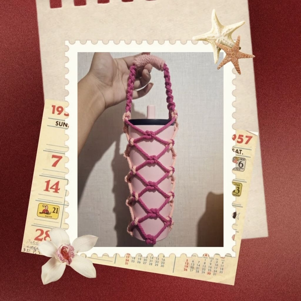 Bottle Strap | Tumbler Holder | Tas Botol | Gantungan Botol Minum | Handmade