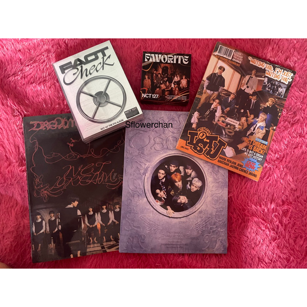 Album unsealed NCT dream & NCT127 kihno favorit, nct universe album jewel case
