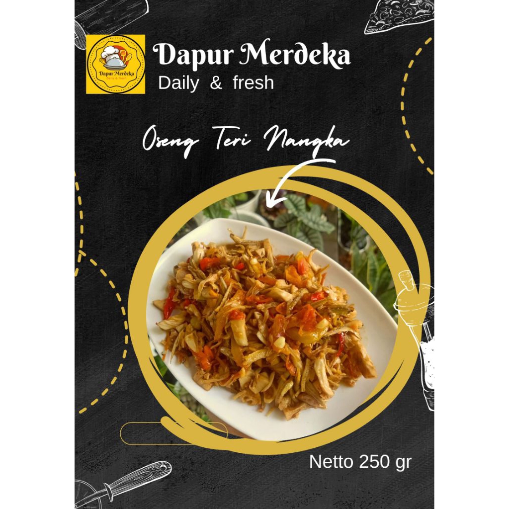 

OSENG TERI NANGKA BERAT 250 GRAM