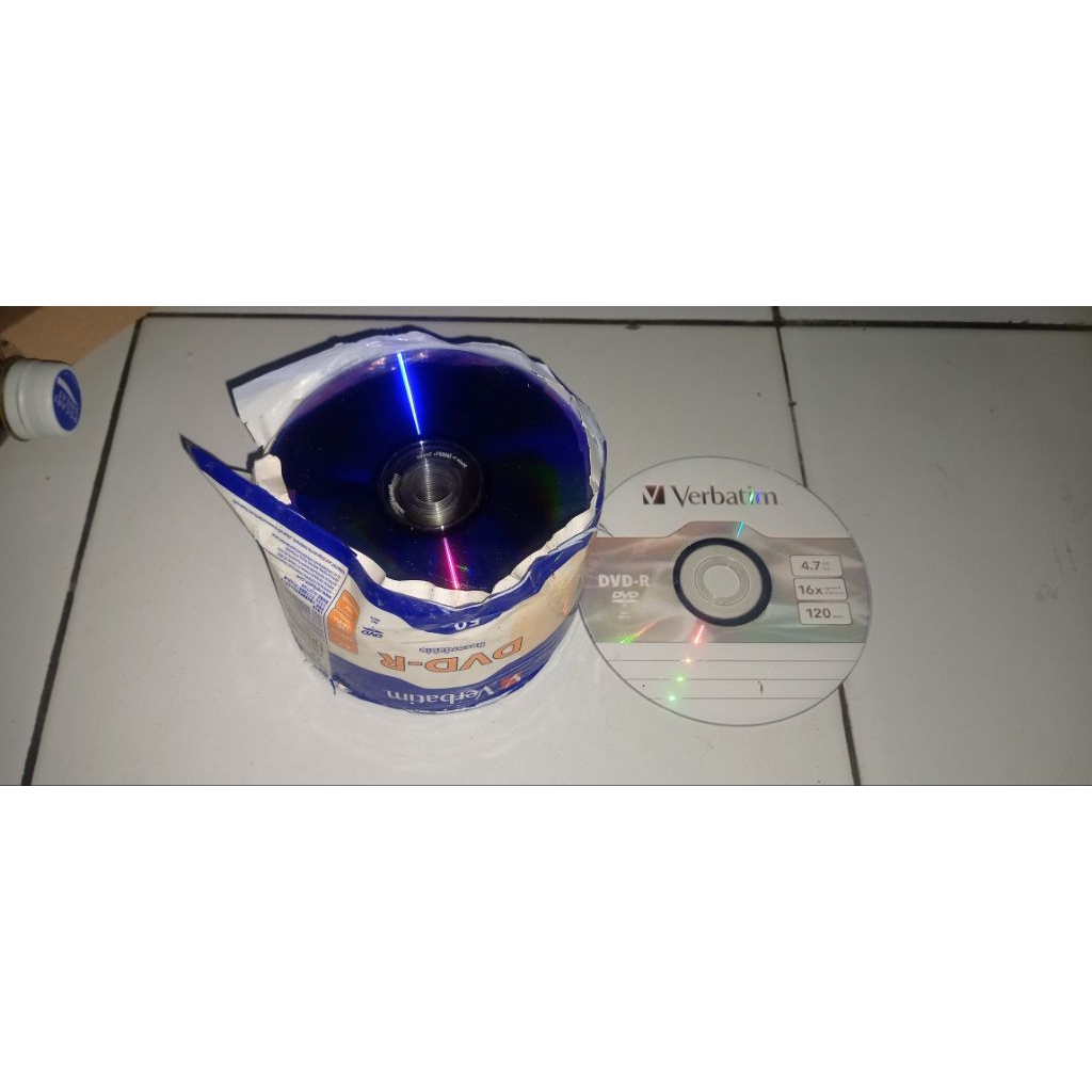 Kaset CD kosongan DVD - R Verbatim 4,7gb