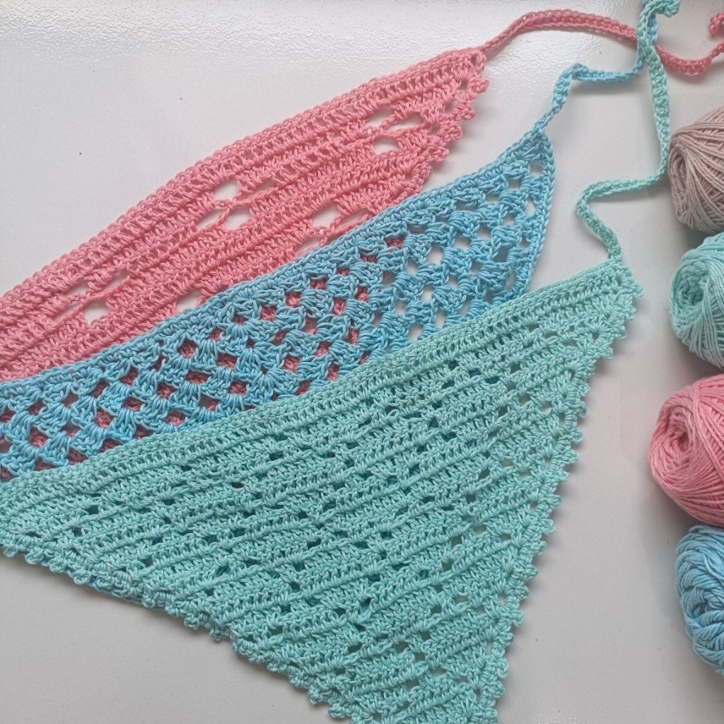 Bandana Rajut kekinian. Bandana Rajut anak. Bandana Rajut dewasa. Bandana Rajut. Bando Rajut Anak De