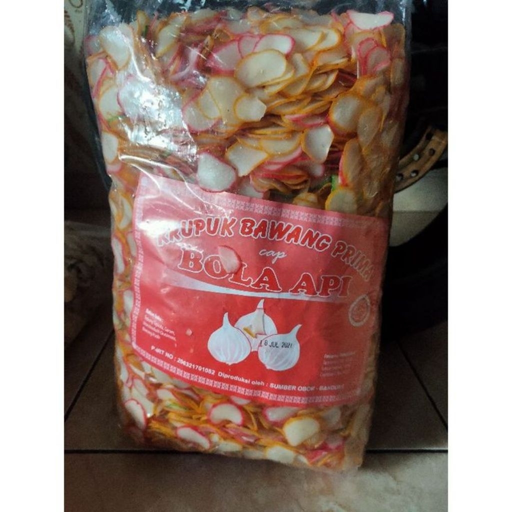 

Kerupuk Bawang Mentah Warna Warni 1 Kg Murah