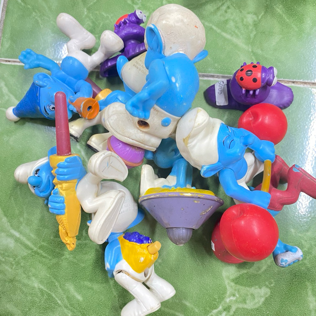 Mainan Smurfs Peyo McDonald's Happy Meal Preloved Murah