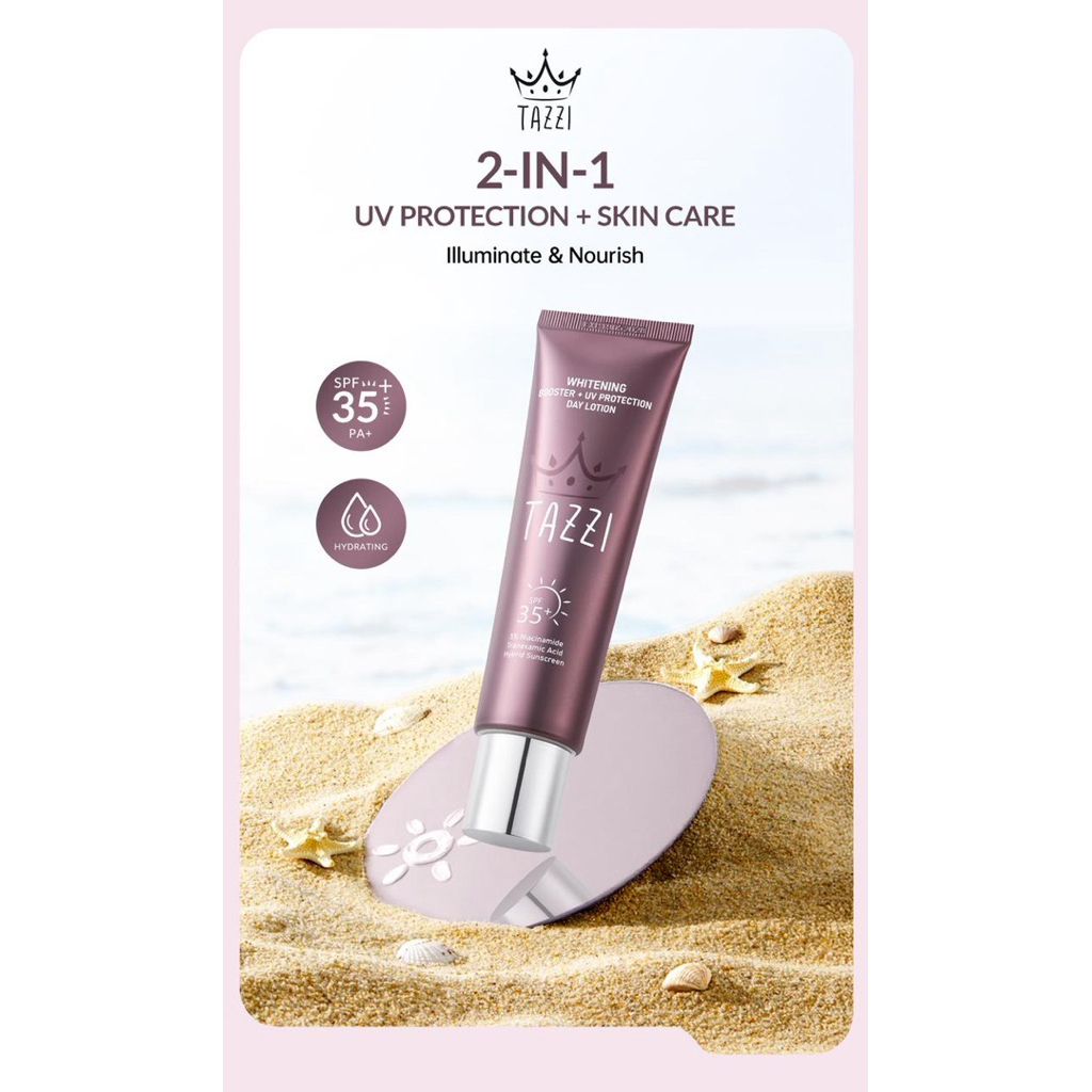 lotion whitening booster tazzi / lotion tone up tazzi