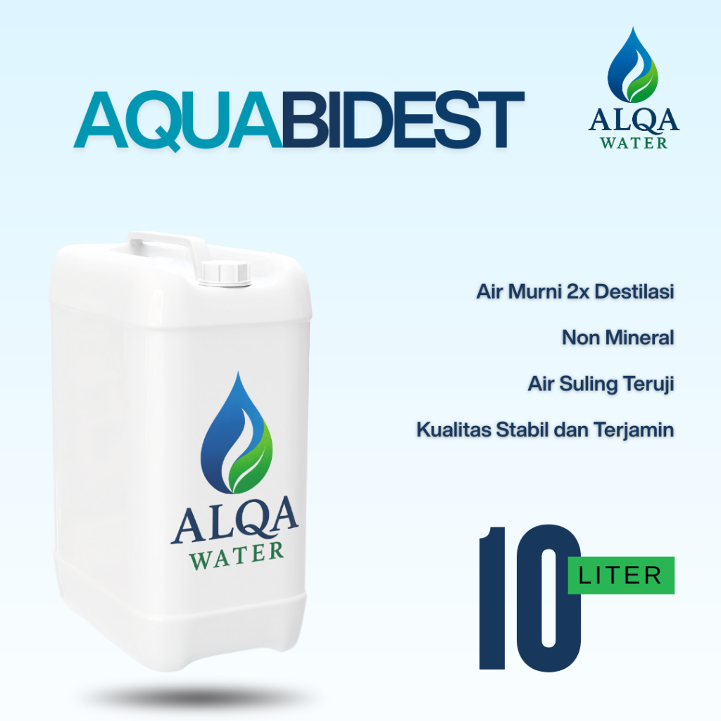 Aquabidest / Aquabidestilata / Aquabidest 10 liter