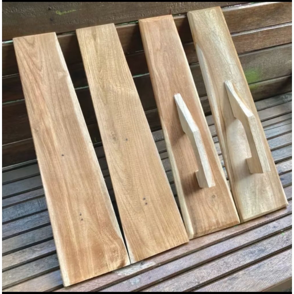 Raskam Kayu Untuk acian raskam Semen Alat tukang Panjang 50 cm dan 45 cm