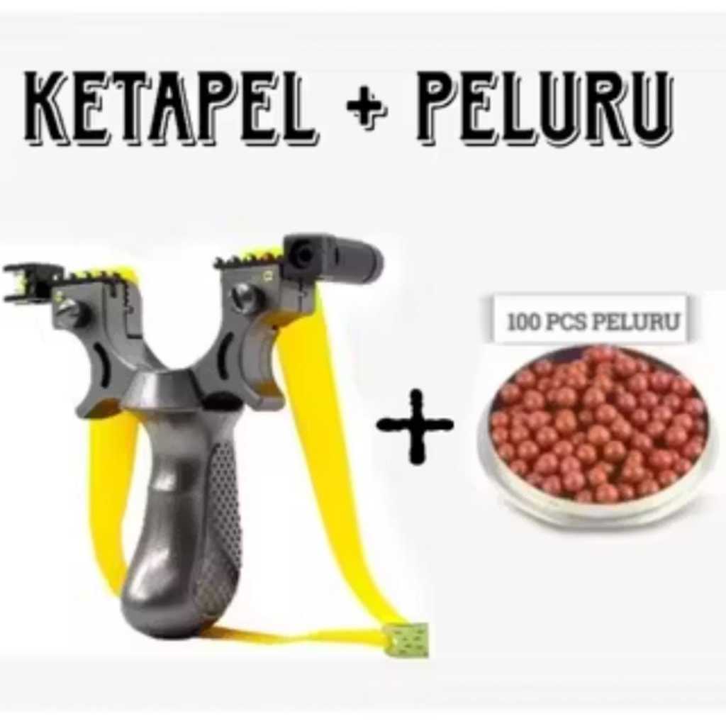 Ketapel Laser Tactical Katapel Berburu Slingshot Laser Big Power