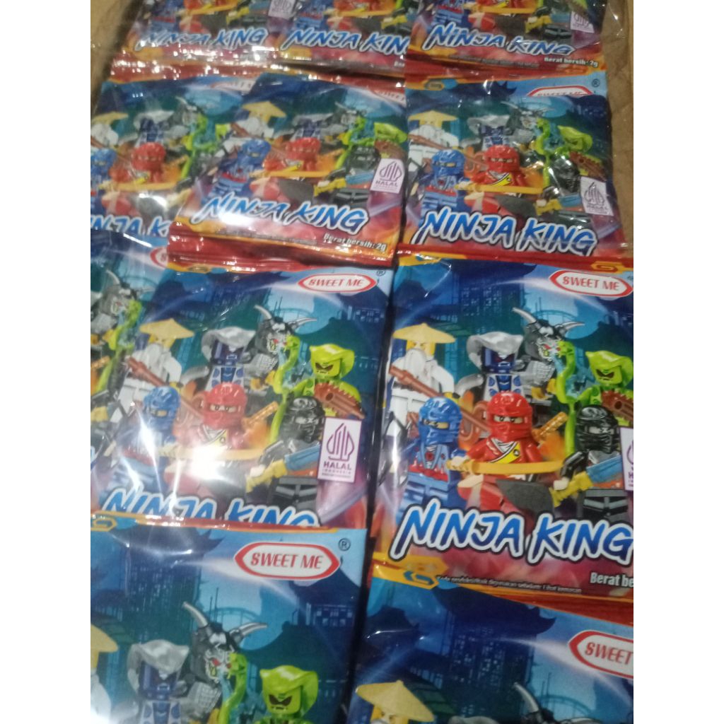 

Sweetme Ninja King permen dan mainan isi 30pcs