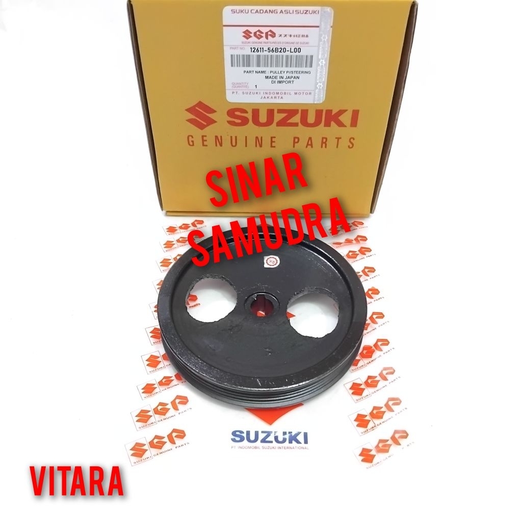 pulley pompa power steering suzuki vitara atau pully puli poli pompa power steering vitara