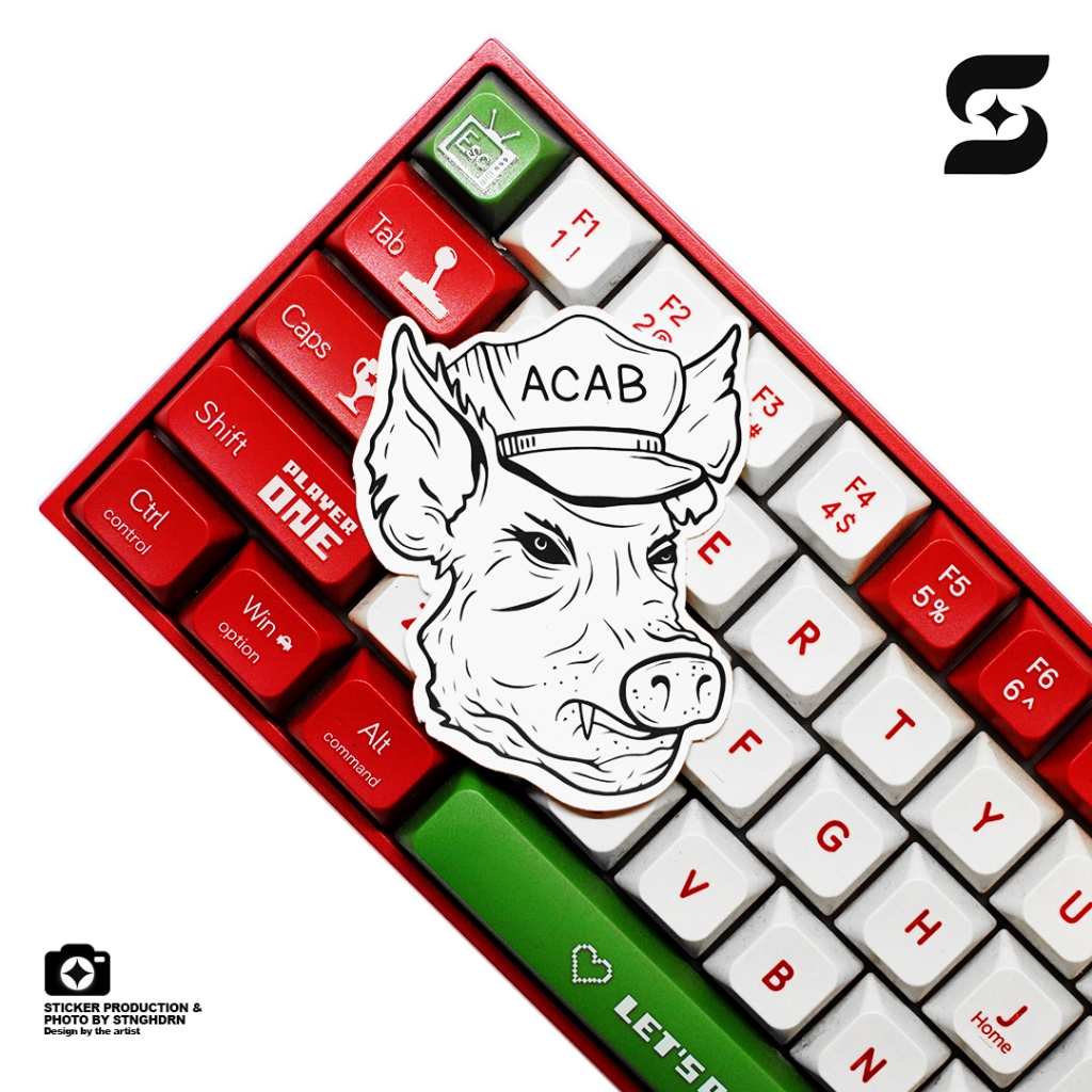 

STICKER PlG AC*B CUSTOM DESIGN