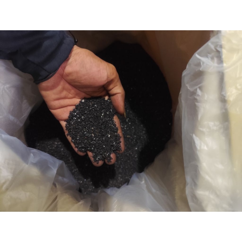 Karbon aktif 1kg tanpa jaring waring/carbon aktif pure 1kg/carbon penjernihair