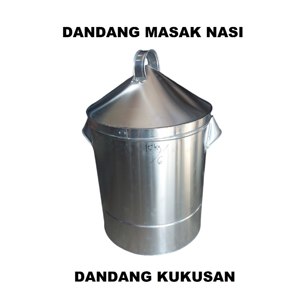Dandang Penanak Nasi / Dandang Kukusan / Dandang masak Nasi Almunium / Buleng Masak Air & Nasi