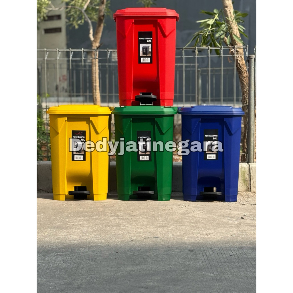Dustbin 80 Liter Tempat Sampah Injak 80Lt / Tempat Sampah Medis