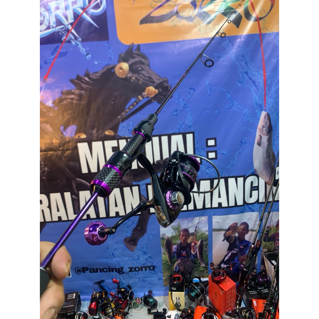 zombie uL spining set reel zorro 2000 orochi zorro unggu