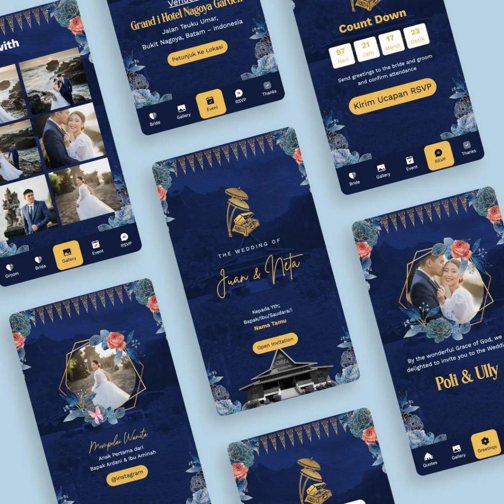 UNDANGAN DIGITAL MURAH PERNIKAHAN AQIQAH KHITAN ULANG TAHUN WISUDA PREMIUM UNDANGAN WEBSITE KEKINIAN