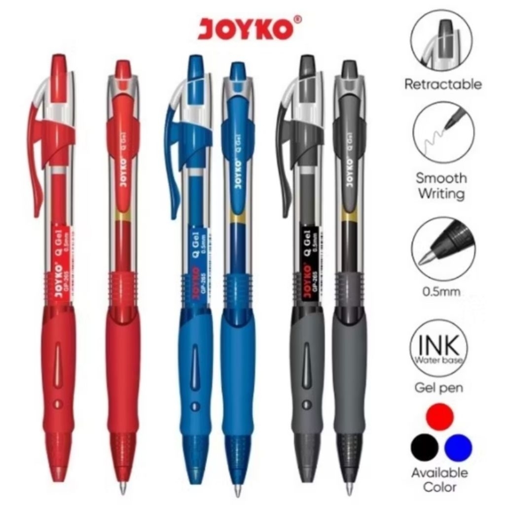 

Pen Joyko ( warna hitam, biru, merah) termurah pontianak