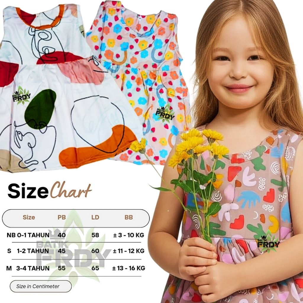 DASTER ANAK PEREMPUAN YUKENSI CANTIK 0 - 4 TAHUN (DRES ANAK YUKENSI BY MOMY HID) BAJU BAYI PEREMPUAN