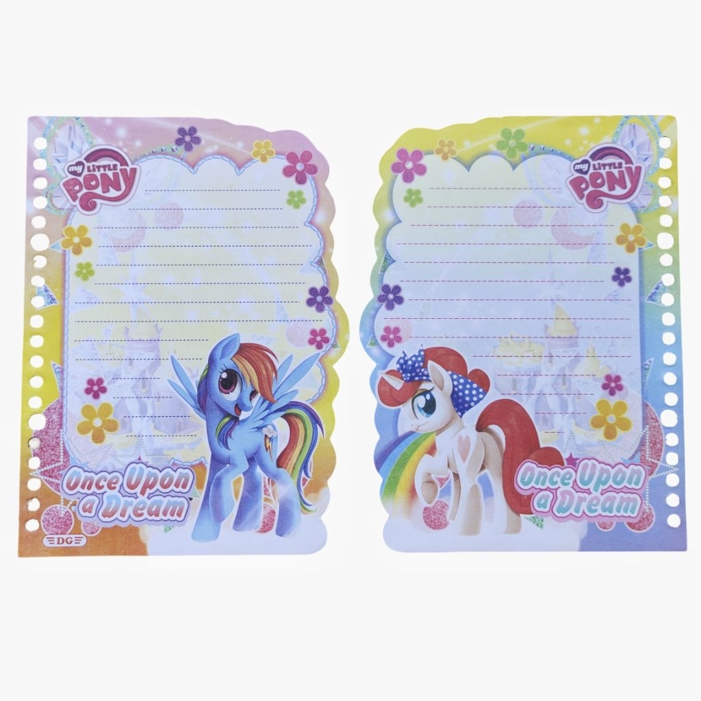 

(HARGA PER LEMBAR) Loose Leaf/Isi Kertas Binder A5 Little Pony