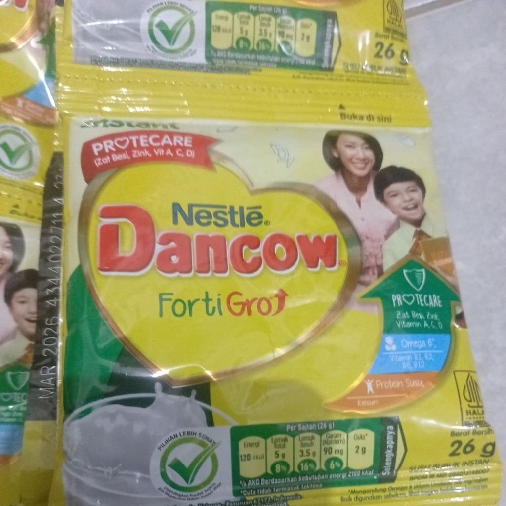 

Dancow Forti gro sachet rencengan