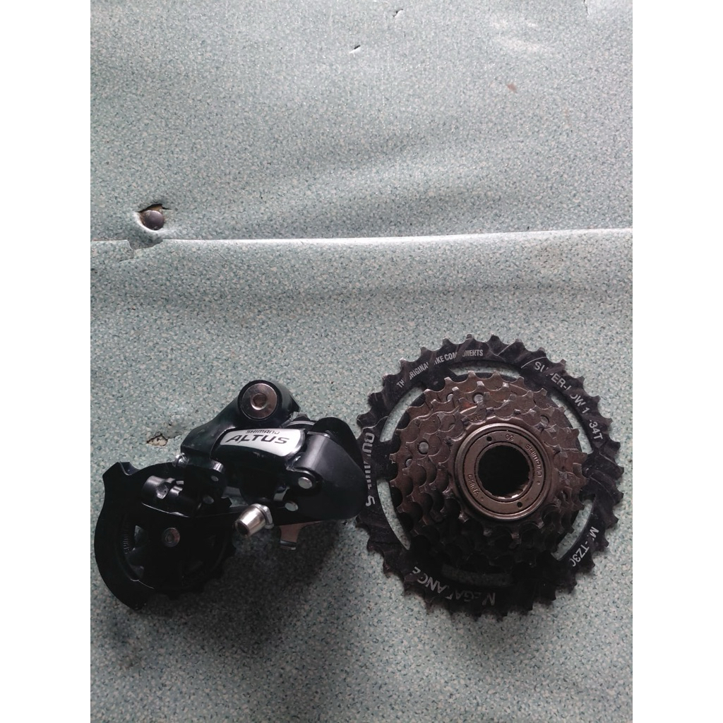 RD shimano, Sprocket shimano