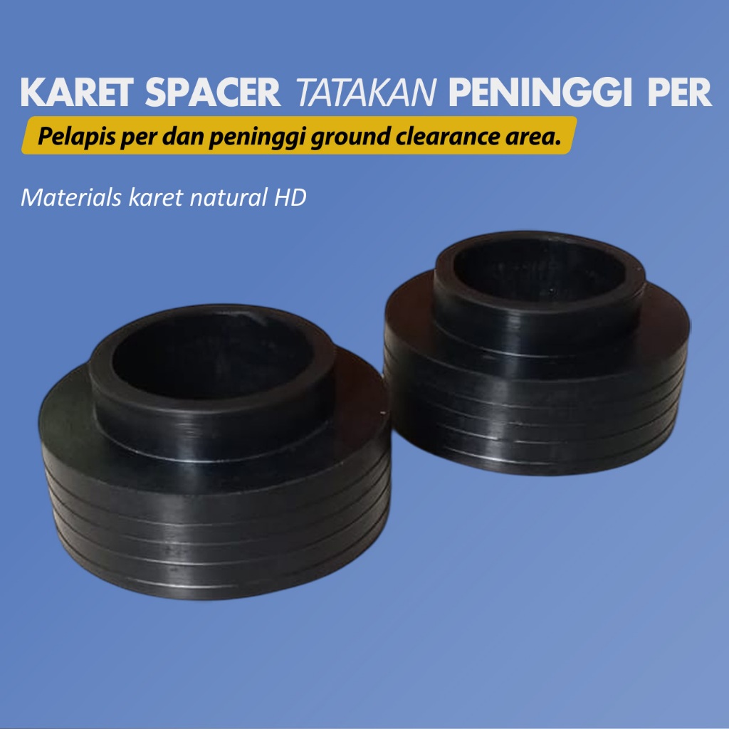 Karet Spacer Tatakan Peninggi Per Belakang Chevrolet Captiva C100 C140 Tebal 5cm 2pcs