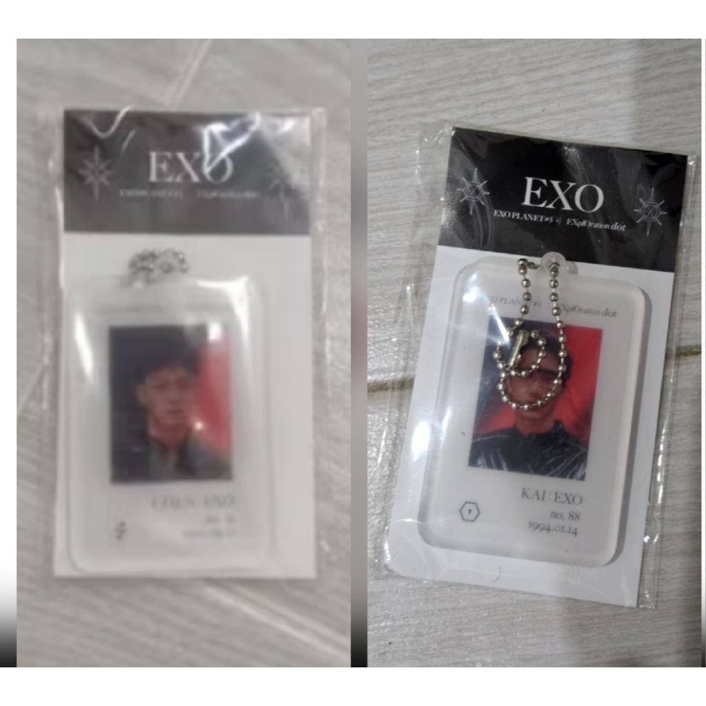 EXO Chen jongdae kai jongin exploration acrylic charm keyring no pc