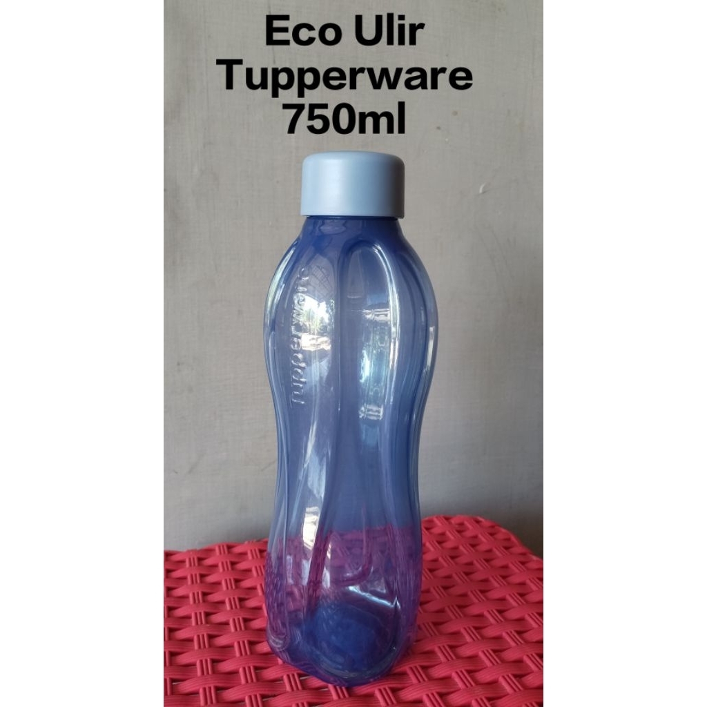 Botol Minum Eco Ulir Tupperware Baru 750ml