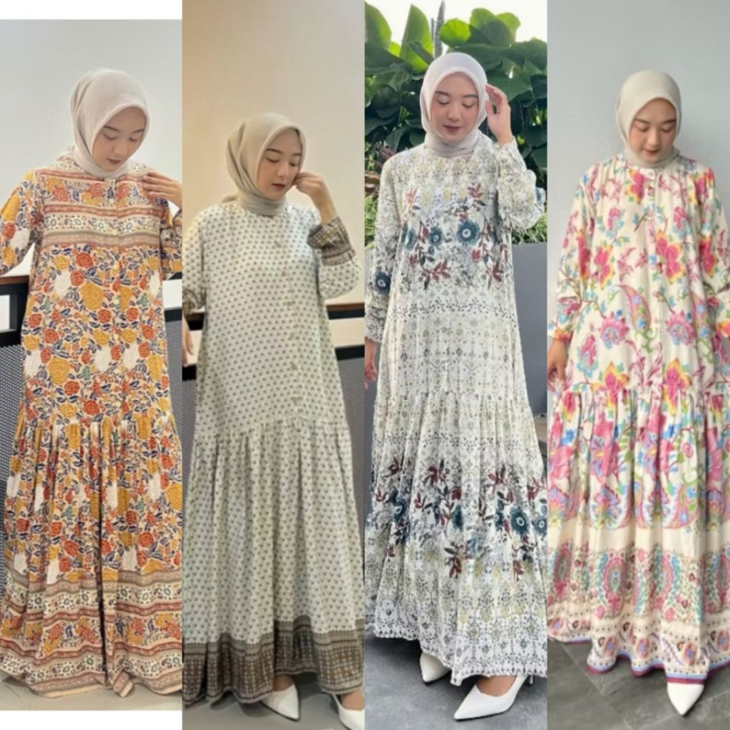GAMIS RIVCO/GAMIS ETNIK/GAMIS RAYON PREMIUM/GAMIS SUSUN 3 DARA/GAMIS RAYON ETNIK/GAMIS SYAR'I