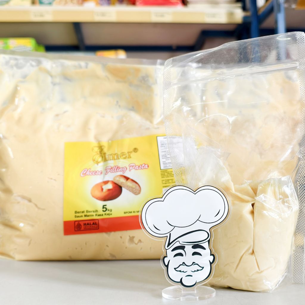 

Elmer Filling Keju 250Gr / Isian Roti Keju 250Gr / Elmer Cheese Filling 250Gr / Selai Keju Elmer 250Gr