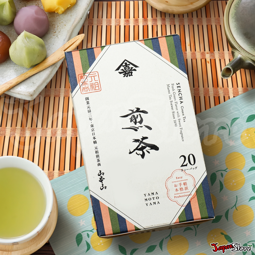 

Yamamotoyama Sencha Green Tea 40gr [20 Tea Bag] / Teh Hijau Jepang Yamamotoyama