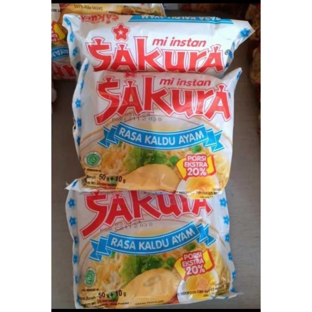 

MIE SAKURA RASA KALDU AYAM (I DUS ISI 40 )