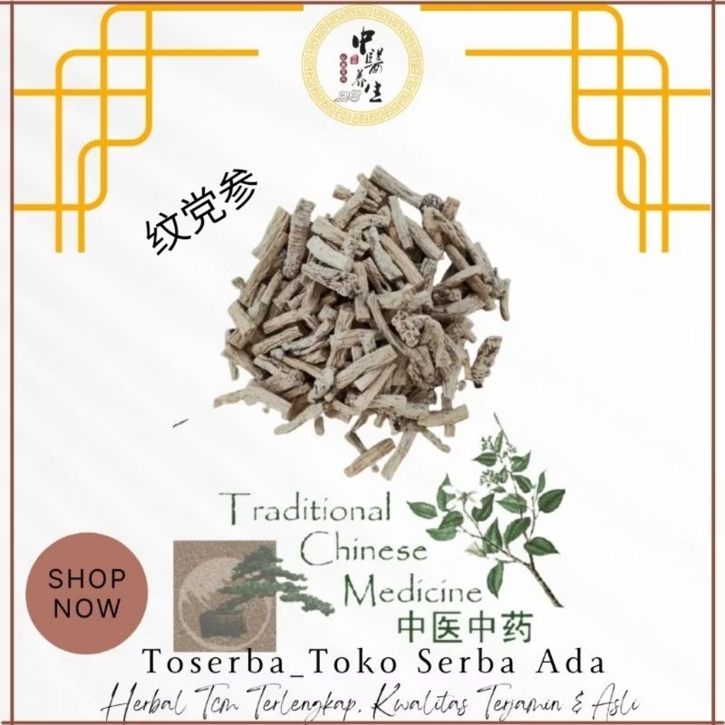 

100gr Herbal Wen Dang Shen No 4 Jaminan Premium Grade DangSam Radix Codonopsis