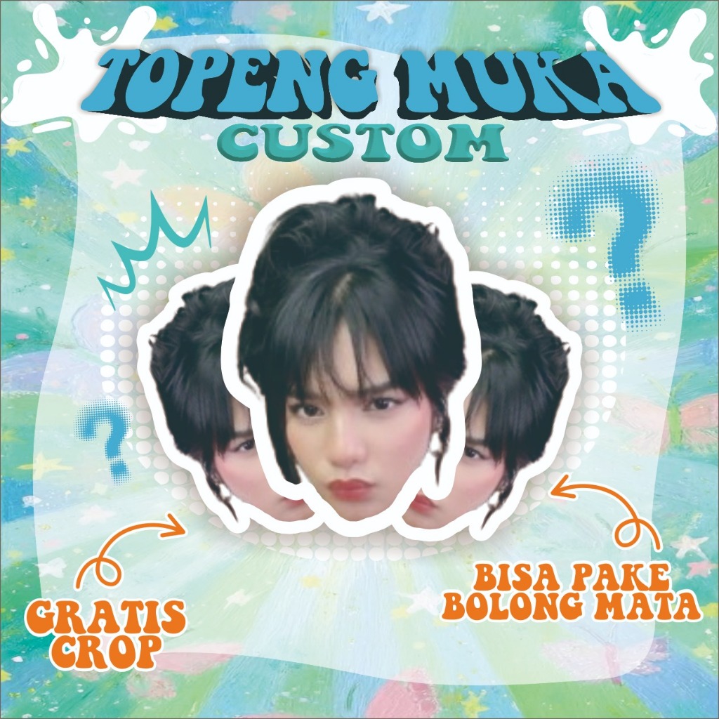 Topeng Custom Wajah Muka Teman Sendiri Artis Ulang Tahun Wisuda | TOPENG PESTA | TOPENG SPIDERMAN