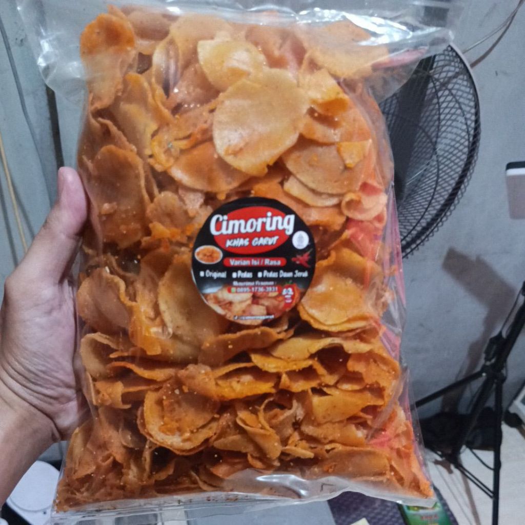 

moring EXSTRA 500GR , cikruh, renyah, gurih dan pedas . cemilan asli garut