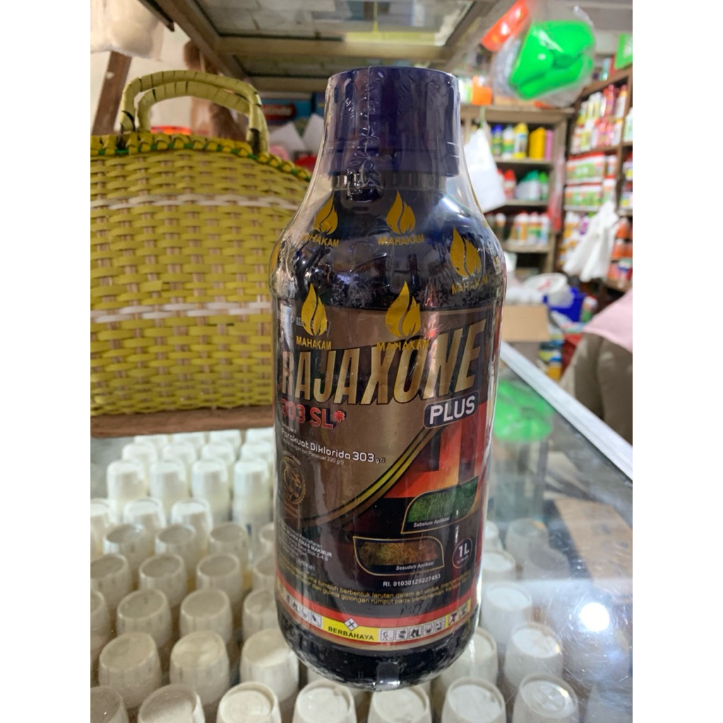 RAJAXONE 1 LITER 303SL OBAT RUMPUT LIAR PARAKUAT HERBISIDA RAJAXONE ORIGINAL