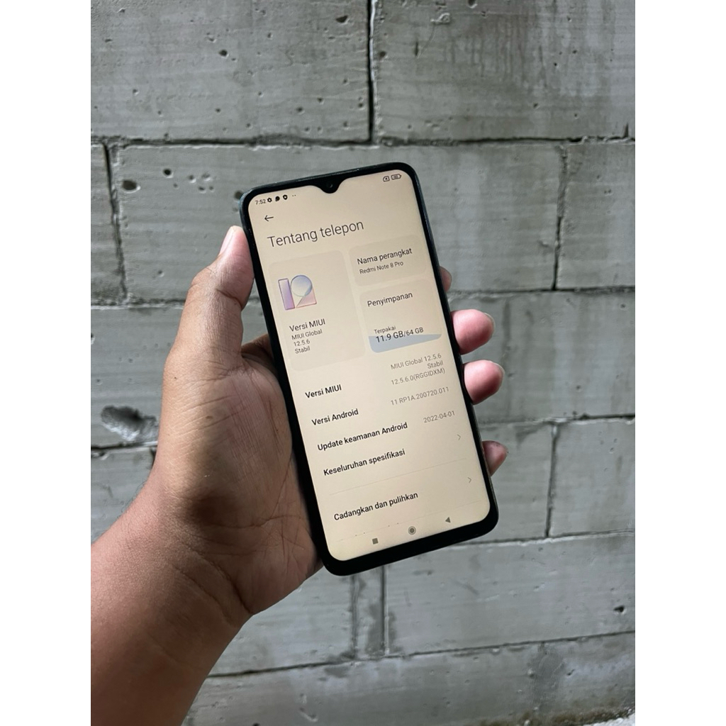 Redm note 8 pro ram 6/64