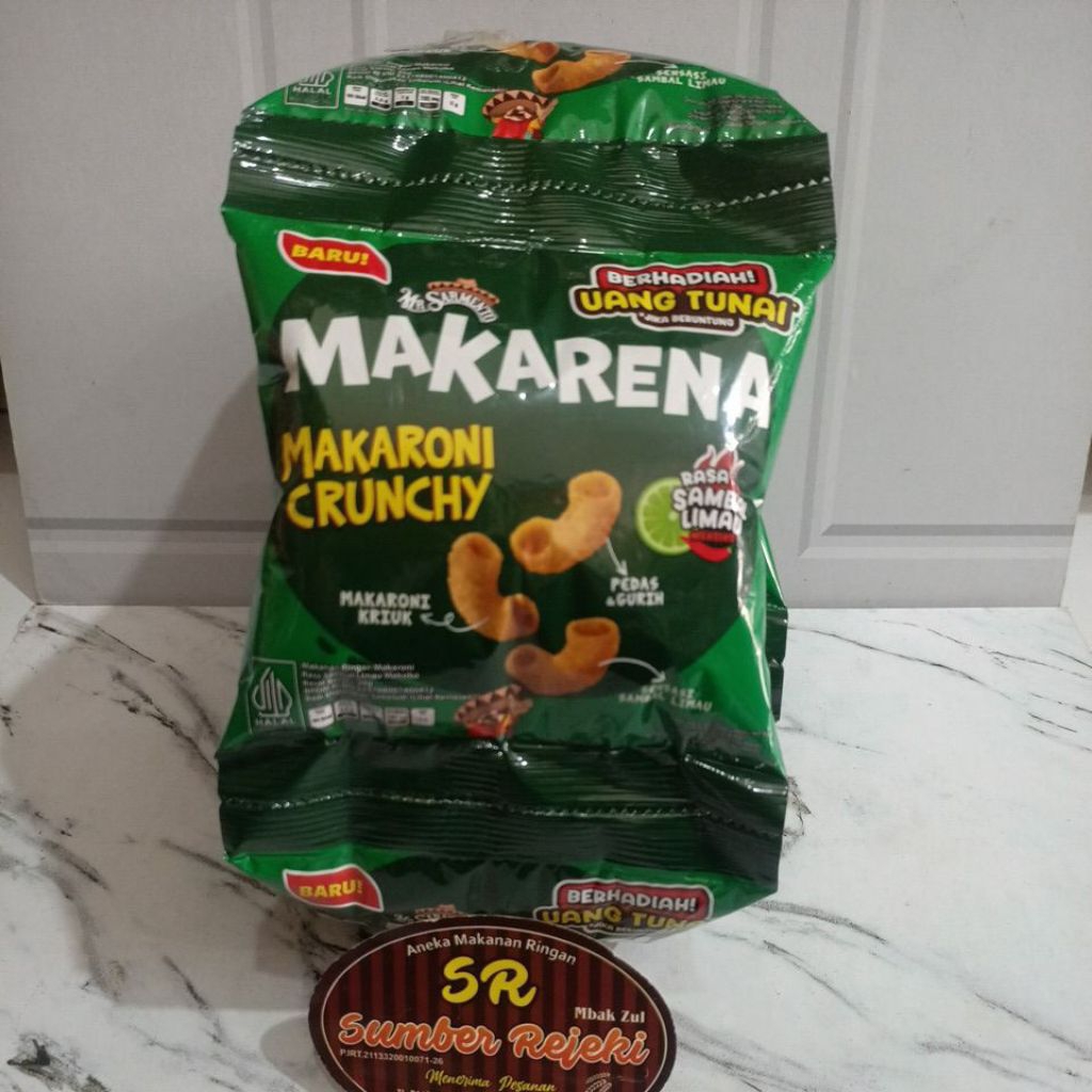 

MAKARENA MAKARONI CRUNCHY RASA SAMBAL LIMAU ISI 10PCS