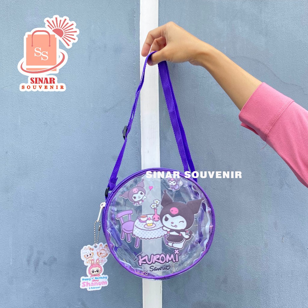 

BERRYL BAG BULAT TAS MIKA SOUVENIR KADO ULTAH ANAK GRATIS HANG TAG NAMA