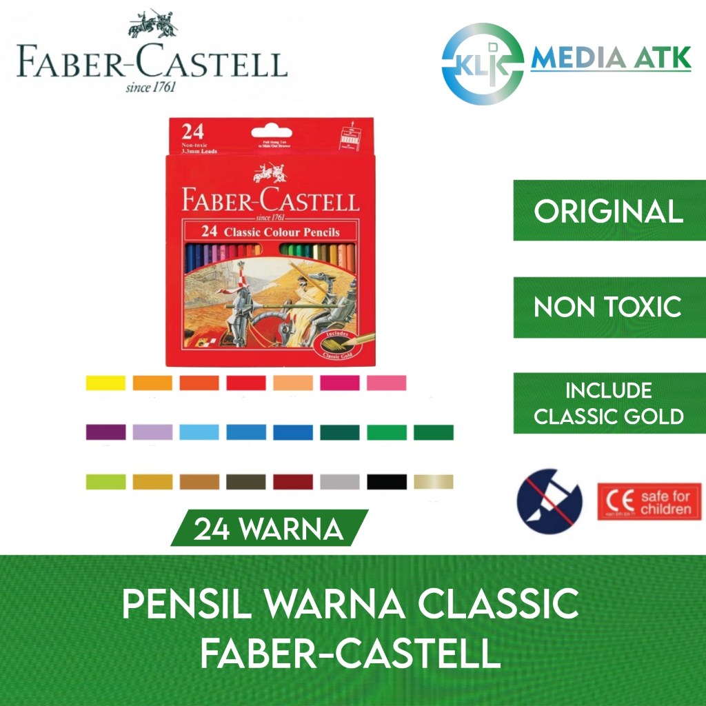 

Pensil Warna Faber-Castell Classic - 24 Warna