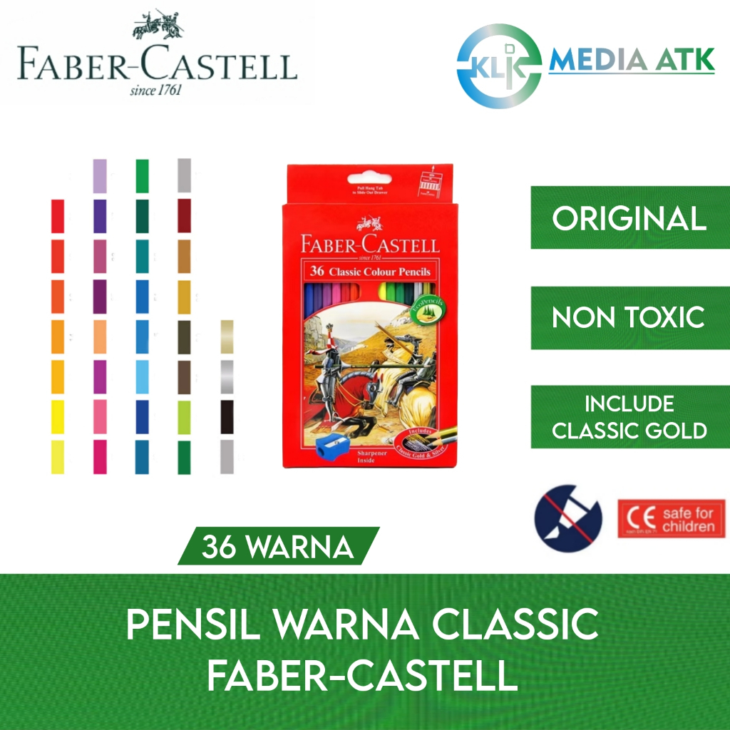 

Pensil Warna Faber-Castell Classic - 36 Warna