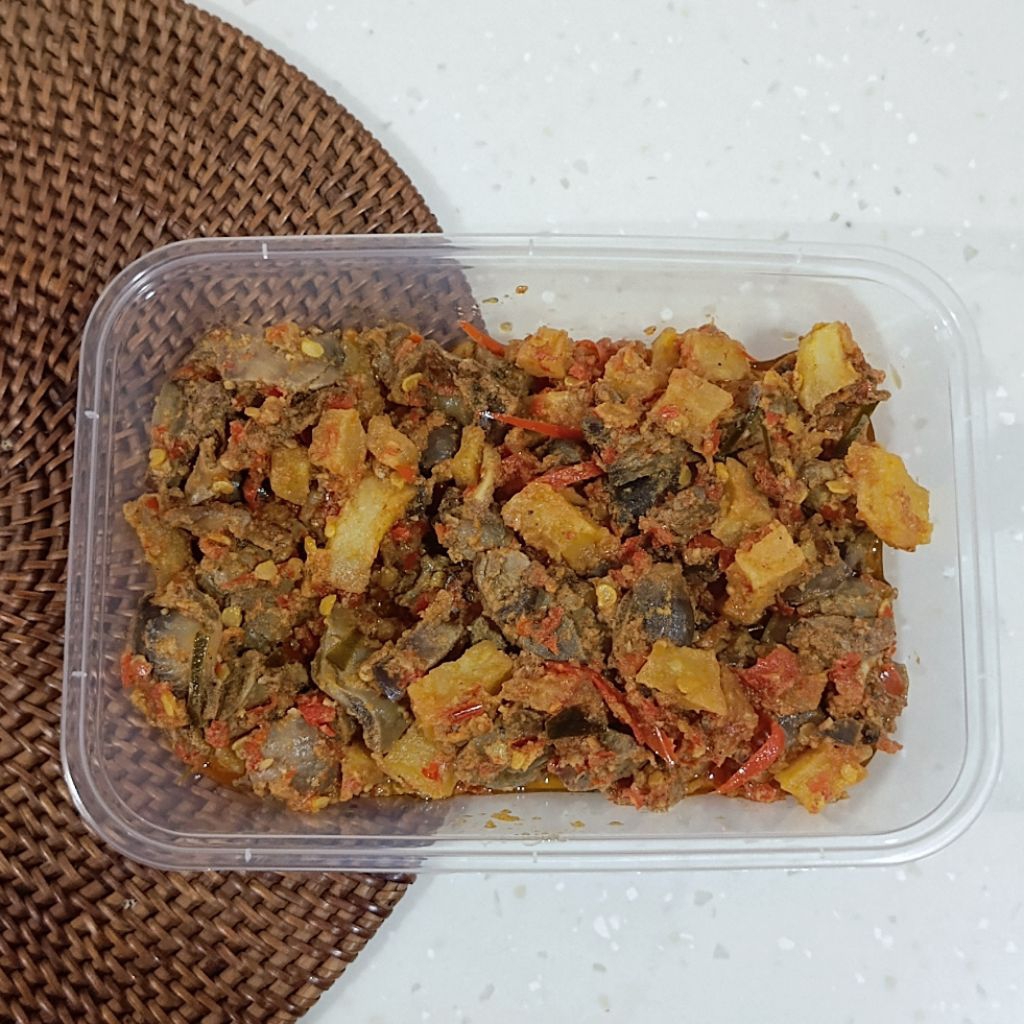

Sambal Goreng Kentang Ati Ampela Lauk Siap Saji Meal Prep Frozen Matang
