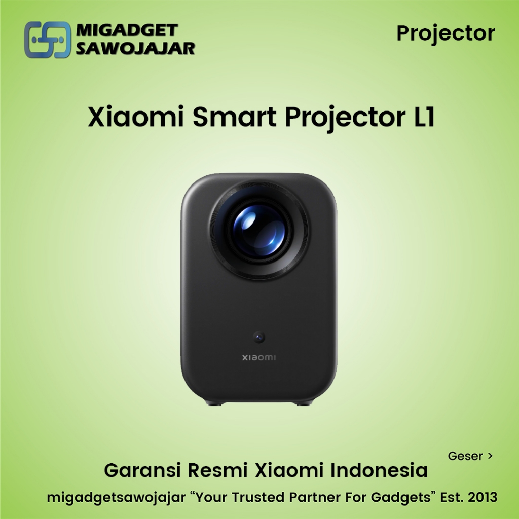 Xiaomi Smart Projector L1 Proyektor Mini Portabel Google TV Android TV Dolby Audio 200 Lumens Full H