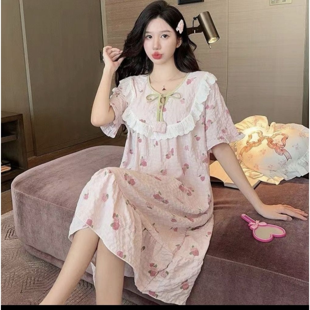 DASTER IMPORT PITA RENDA BUNGA PINK