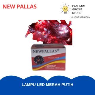 lampu natal kelap kelip merah putih new pallas