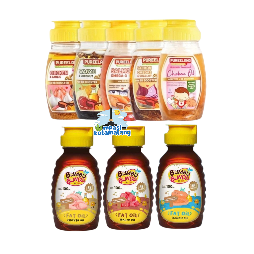 

6+ MINYAK LEMAK AYAM MPASI FAT OIL MPASI MINYAK BB BOOSTER BUMBU BUNDA/PUREELAND/ 100ml