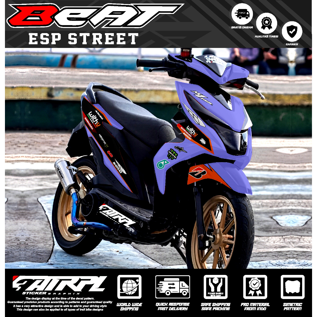 (COD) Decal Sticker Beat Street 2019 Full Body - Stiker Decal Beat 2016 2017 2018 2019 Full Body Des