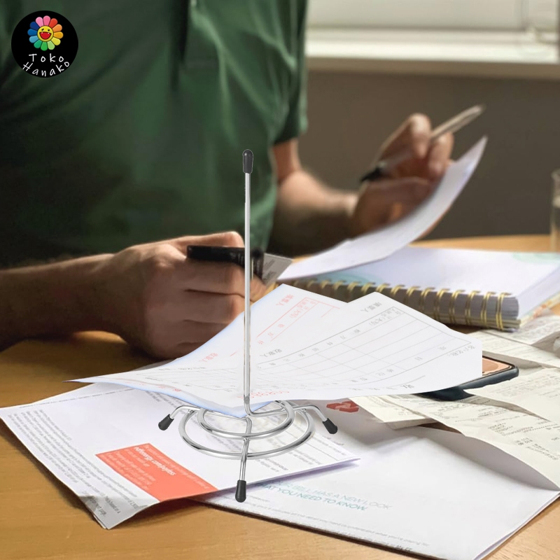 

Paku Nota Restoran Baja Tahan Karat Penyangga Dokumen & Menu untuk Pembayaran Aksesoris Kasir